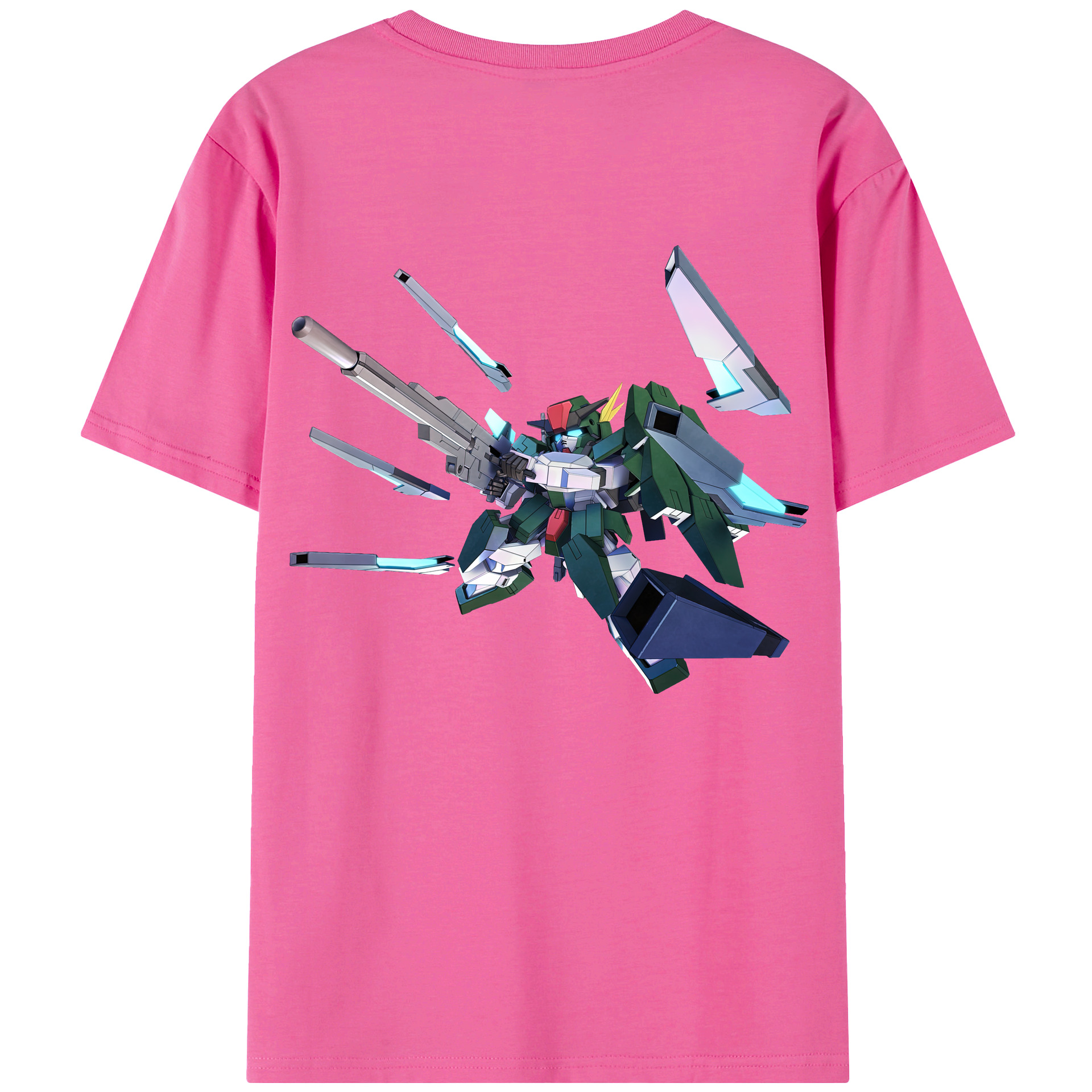 （画像用） 機動戦士ガンダム Mobile Suit Gundam レディース半袖Tシャツ(バックプリント)